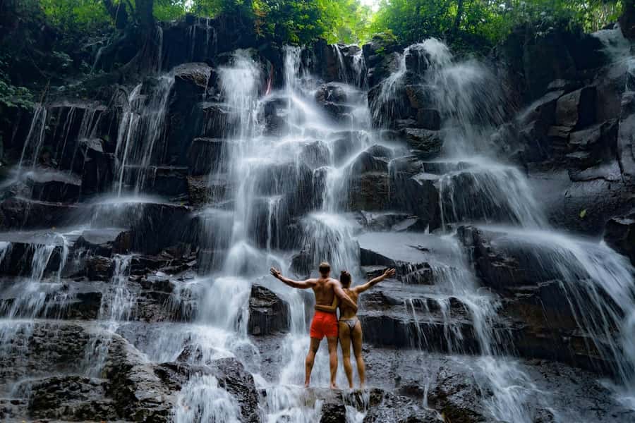 Snorkeling at Blue Lagoon, Tanjung Jepun and Waterfall - The waterfall stop at about 1 p.m.