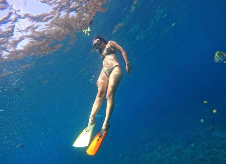 Snorkeling at Blue Lagoon, Tanjung Jepun and Waterfall - The early drive to Padang Bai