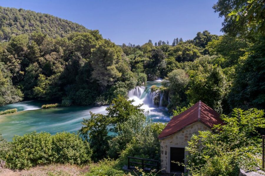 Split: Krka Waterfalls Guided Day Trip with Swim & Boat Tour - From Split to Krka National Park