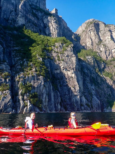 Stavanger: Lysefjord Kayak Safari (Waterfalls & Pulpit Rock) - Guides Anna and the human side of the outing