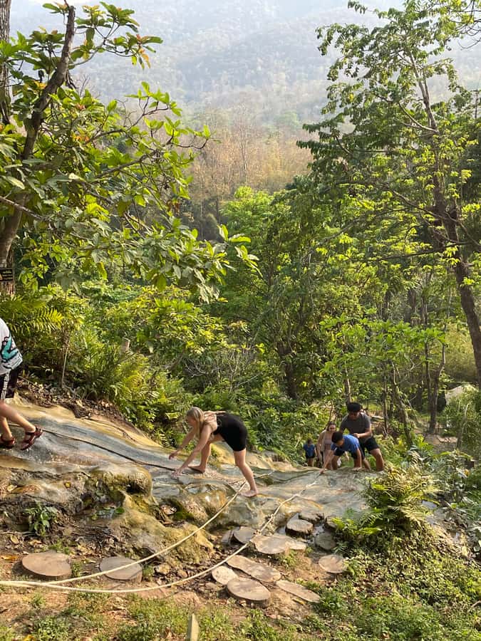 Sticky Waterfall Half-day with Private Car - Key points at a glance