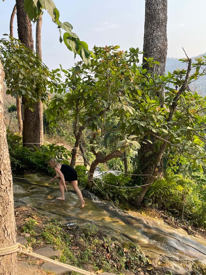 Sticky Waterfall Half-day with Private Car - The one-hour drive from Chiang Mai
