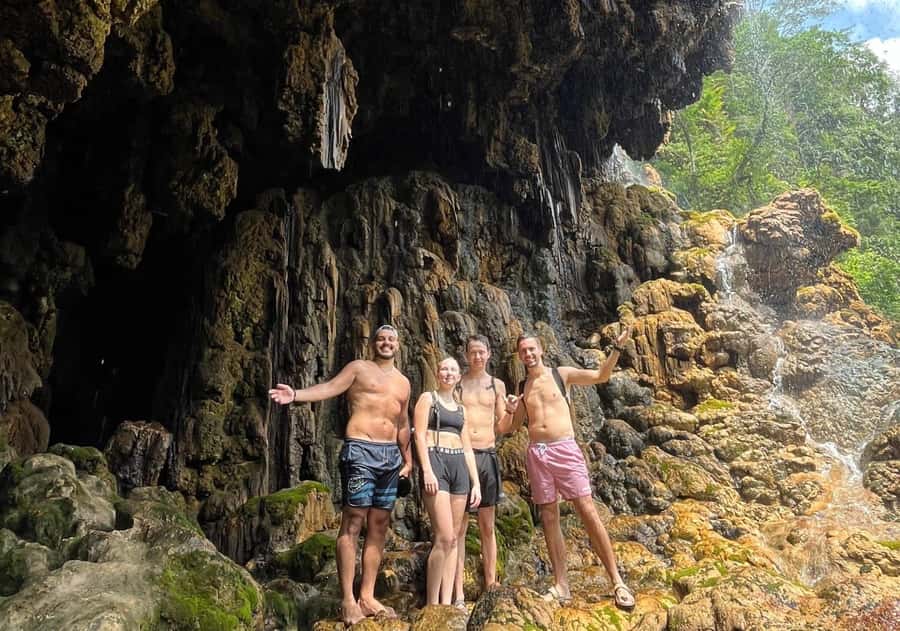 Surabaya or Malang: Tumpak Sewu Waterfall Share Guided Tour - The cave waterfall adds another layer