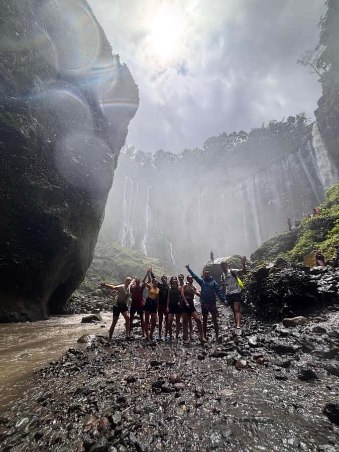 Surabaya: Tumpak Sewu Waterfall, Bromo and Ijen Shared Tour - Day 1: Tumpak Sewu rewards the early start
