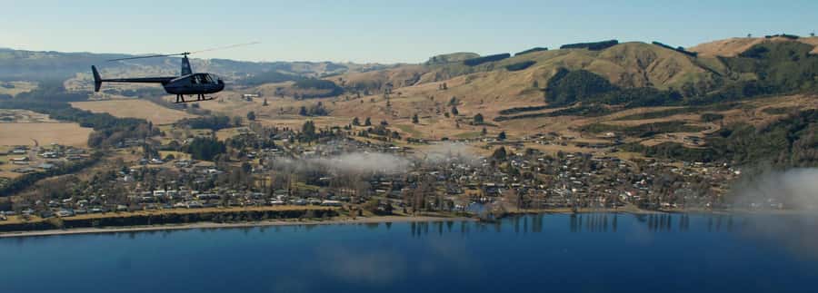 Taupo: Huka Falls Helicopter Ride - Why Huka Falls looks different from a helicopter