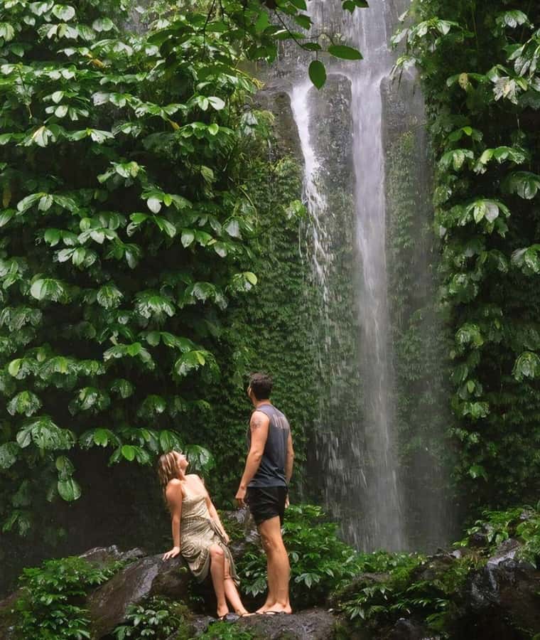 Tetebatu : Waterfall, Rice Fields & Monkey Forest Full day - How much walking and swimming should you expect?