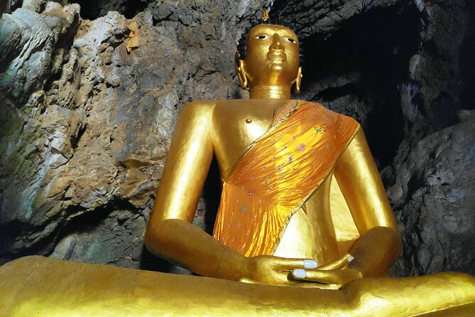 The Original Sticky Waterfalls Tour Chiang Mai Thailand - The sacred spring and spirit house near Bua Thong