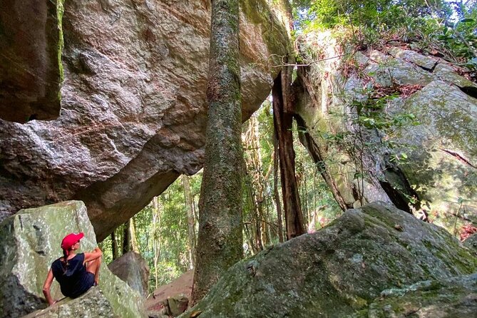 Tijuca Forest Hike - Waterfalls & Caves, Nature & Wild Life! - The Caves Trail and its granite walls