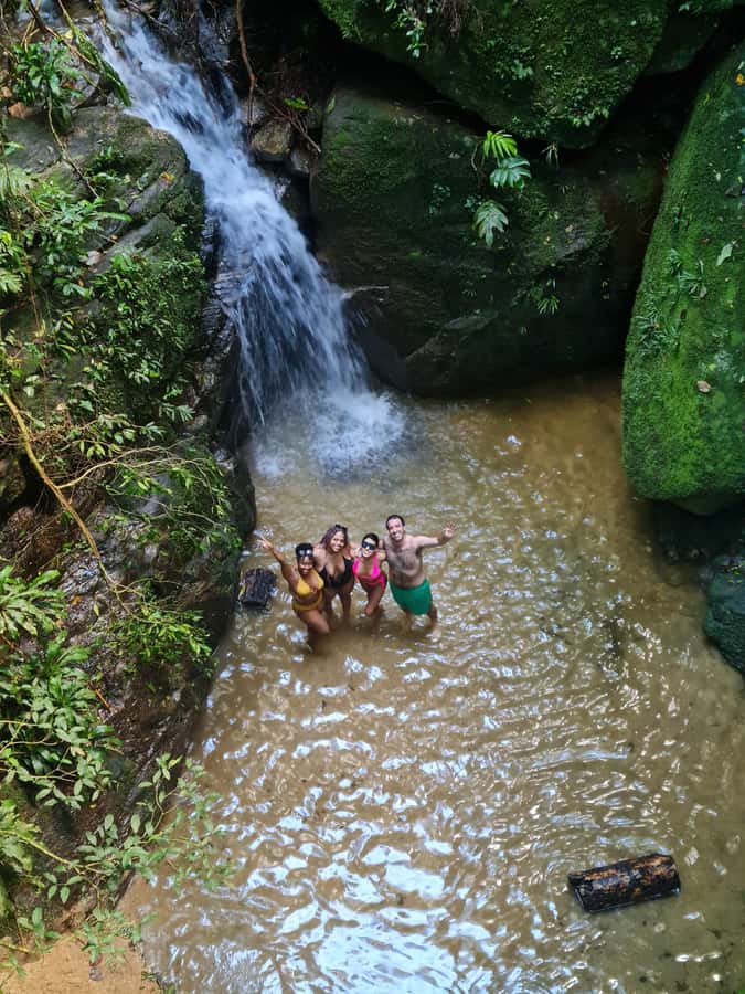 Tijuca Rain Forest - Adventure through Waterfalls & Caves - Taunay Waterfall and the story of the park