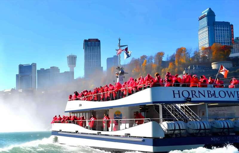 Toronto: Niagara Falls, Boat Ride & Journey Behind the Falls - Hornblower: 25 minutes inside the mist