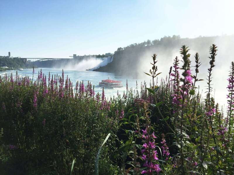 Toronto to Niagara Falls: Boat Ride & Behind the falls Tour - First look at the Falls from Table Rock