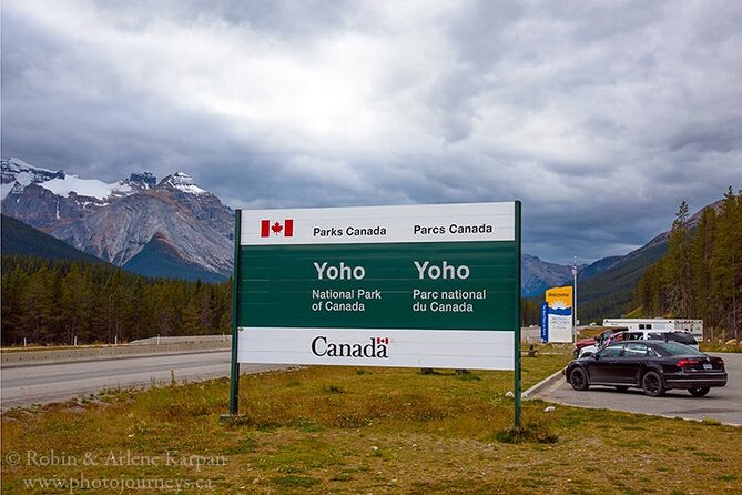 Tour of Yoho National Park See Canada's Second Highest Waterfall - Marble Canyon: turquoise water in a narrow gorge