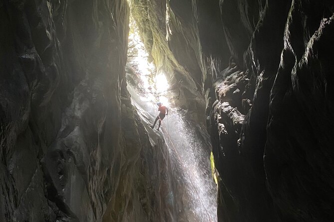 Trekking/rappelling waterfalls in Dominican Republic - The Tabernacle Waterfall descent