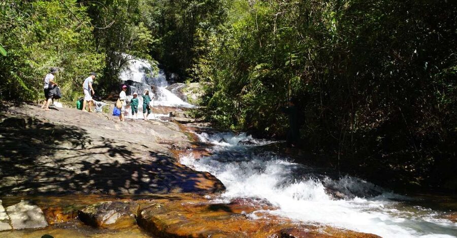 Trekking to Hidden Waterfall & Sturgeon Farm for dog-lovers - Starting at Twin Beans Farm in Da Sar
