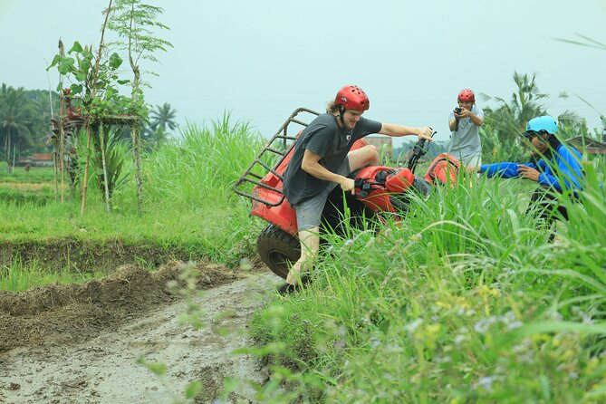 Ubud ATV Quad Bike through river, Jungle, waterfall & rice fields - What the Ubud ATV route is really about