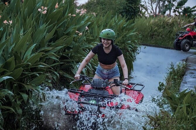 Ubud ATV Ride with Waterfall, Dragon Cave & Lunch – 2 Hours - Rice Paddies Offer a Quieter Change of Pace
