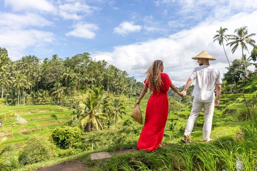 Ubud Monkey Forest, Temple, Rice Terrace and Waterfall Tour - Tirta Empul and Bali’s holy water tradition