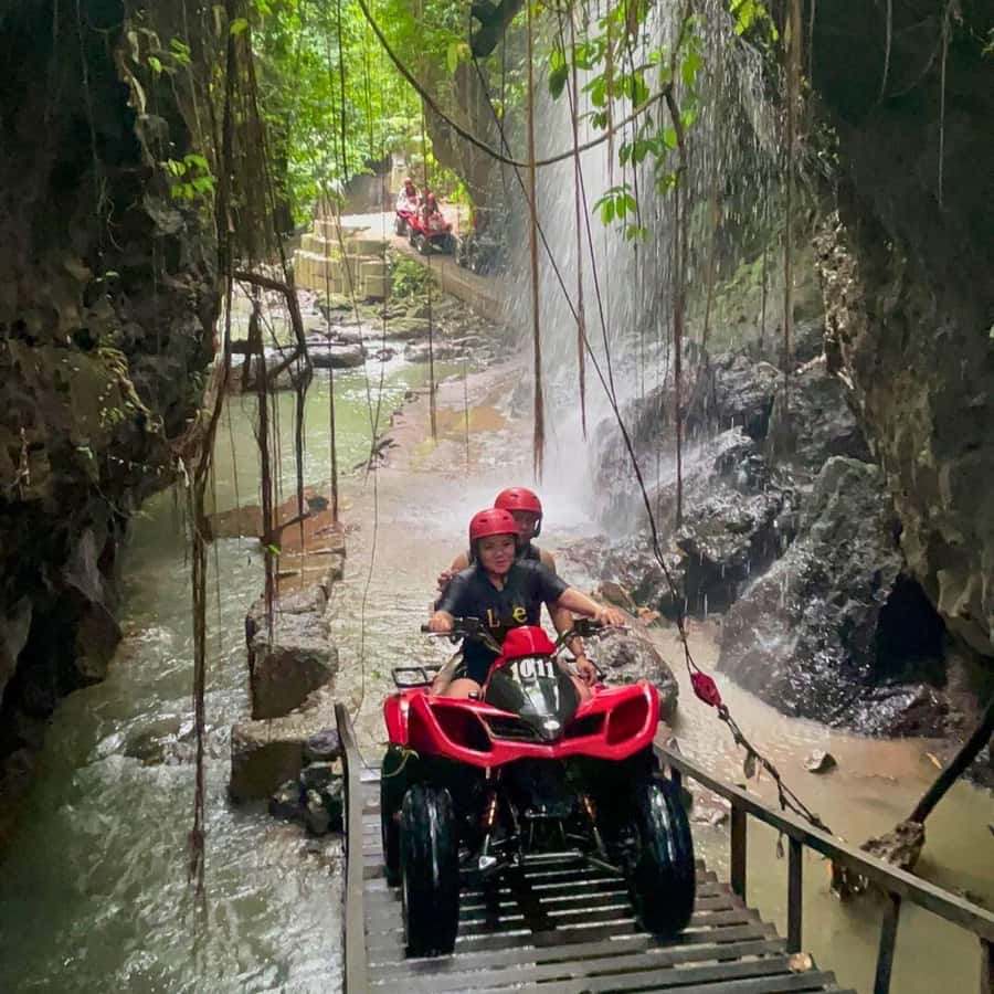 Ubud: Quad ATV Waterfalls & Barong Caves - Key points at a glance