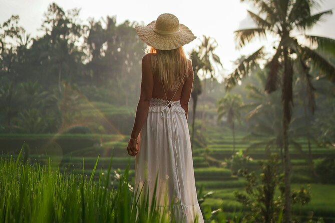 Ubud Tour with Monkey Forest Waterfalls Temples and More - Walking beneath the trees at Sacred Monkey Forest