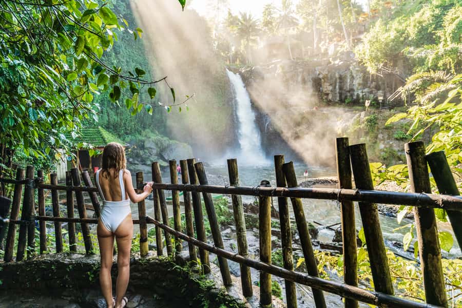 Ubud: Waterfall, Rice Terraces & Monkey Forest Private Tour - Mas Village and the work of Balinese woodcarvers