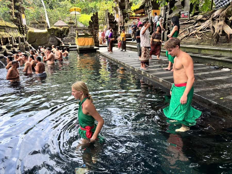 Ubud: Waterfalls, Water Temple & Rice Terraces Private Tour - Tirta Empul, a sacred spring with clear rules