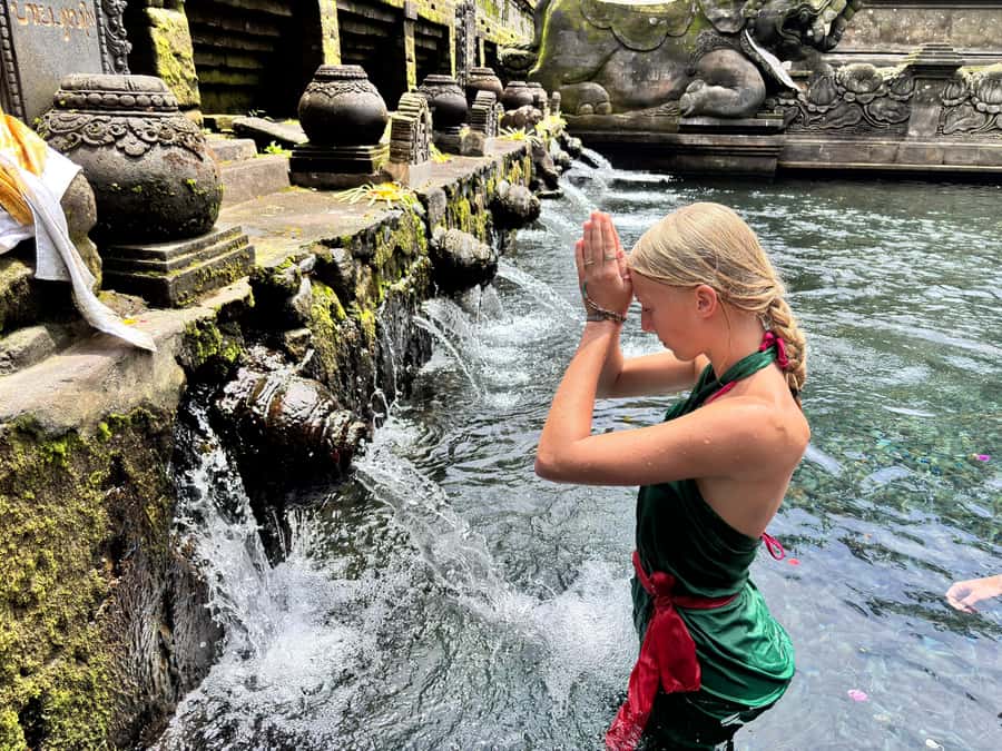 Ubud: Waterfalls, Water Temple & Rice Terraces Private Tour - Kanto Lampo, the waterfall made for photographs