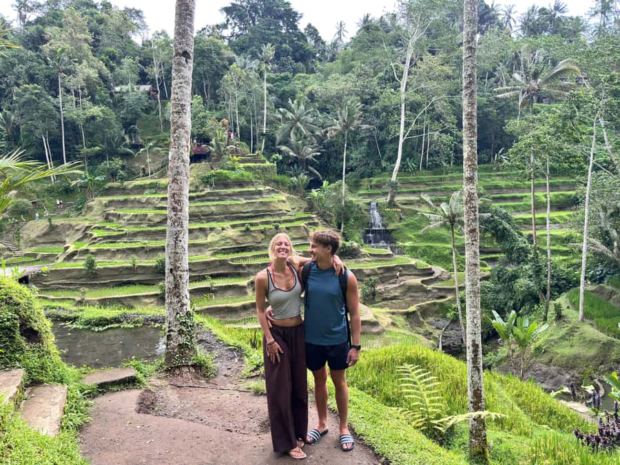 Ubud: Waterfalls, Water Temple & Rice Terraces Private Tour - Tibumana Waterfall, the calmest place to swim