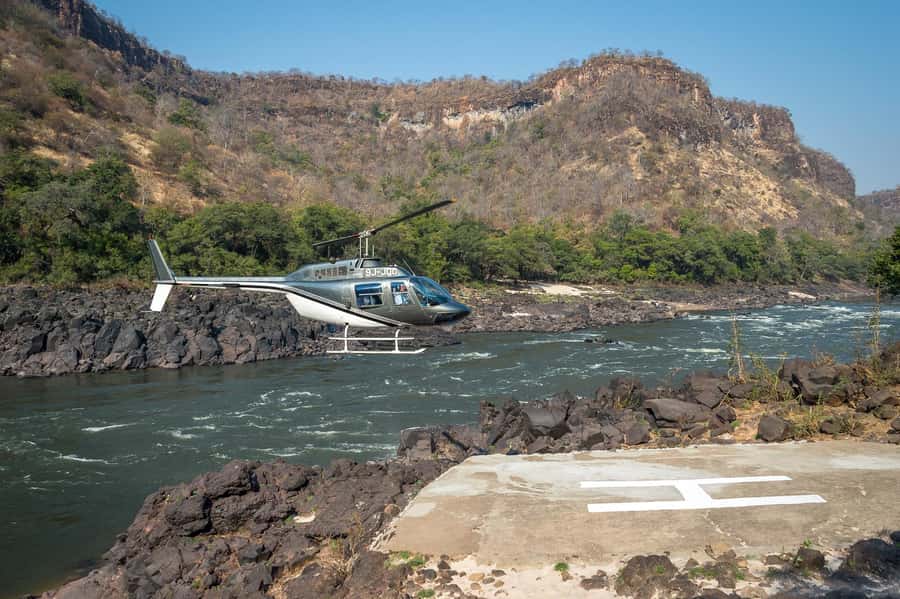 Victoria Falls Helicopter Flights - The 22-minute flight and Batoka Gorge