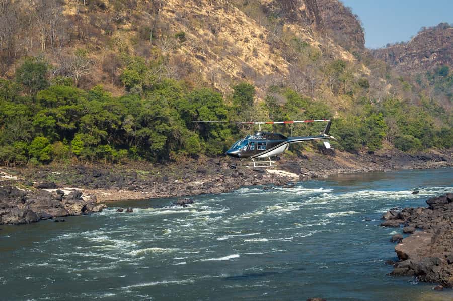 Victoria Falls Helicopter Flights - The 15-minute flight: the best short option