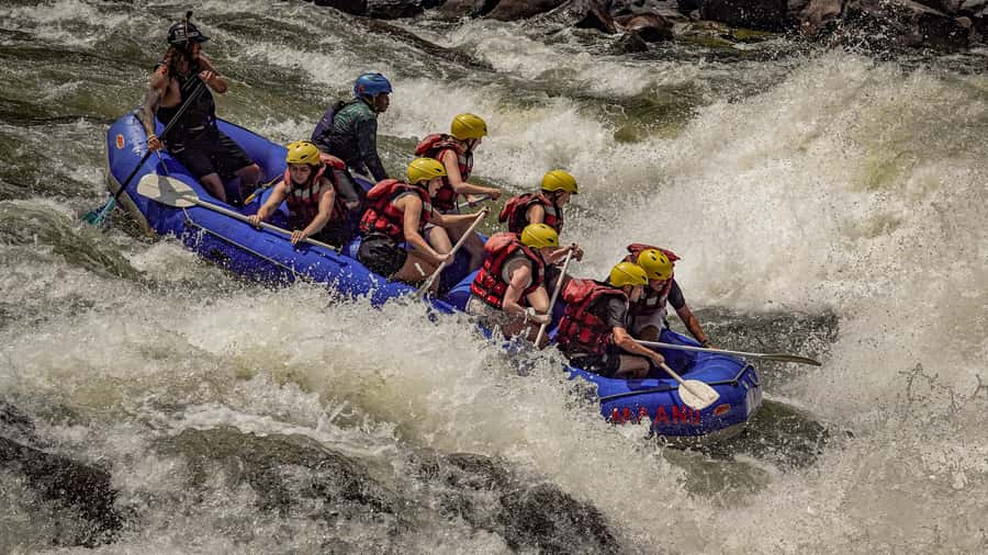 Victoria Falls: Zambezi Half-Day Rafting - From Victoria Falls to the Zambian riverbank