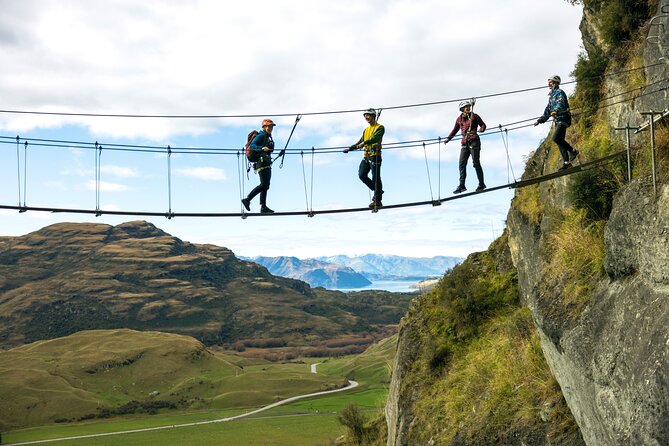 Wildwire Wanaka- Level 2 (4 Hours) - Steel ladders, narrow bridges, and the waterfall route