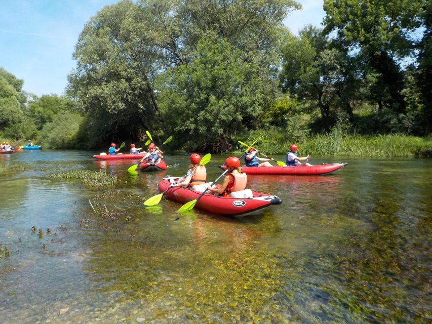 Zadar: River Zrmanja Guided Kayak Safari & Waterfalls - Reaching Muškovci and ending with a swim