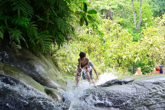 Zipline+Sticky waterfall+Long Neck Village Private Tour - What the zipline section is like in practice